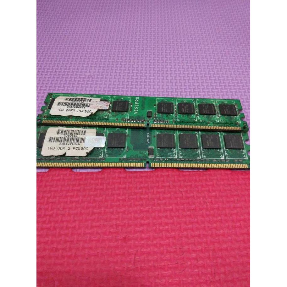 Ram PC VISIPRO 1gb PC5300 ddr2