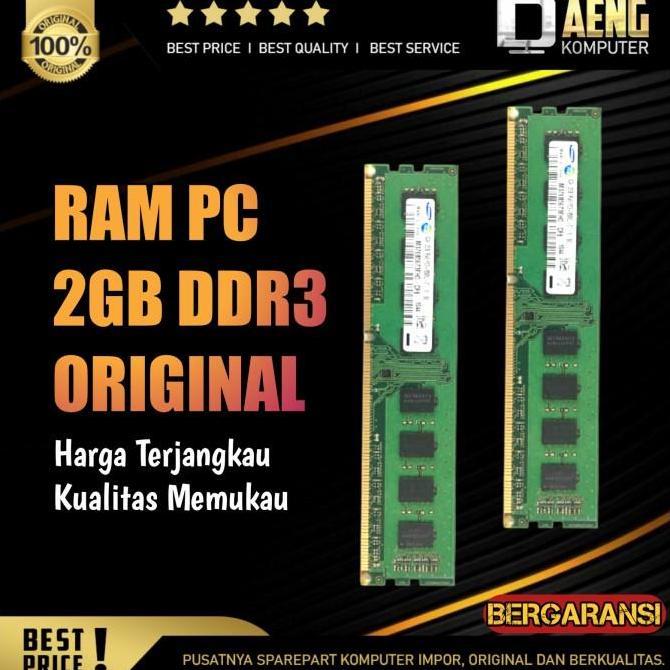 Ram Ddr3 2Gb | Ram 2Gb Ddr3 | Ram Pc Ddr3 2Gb Pc3 12800 & 10600 Murah