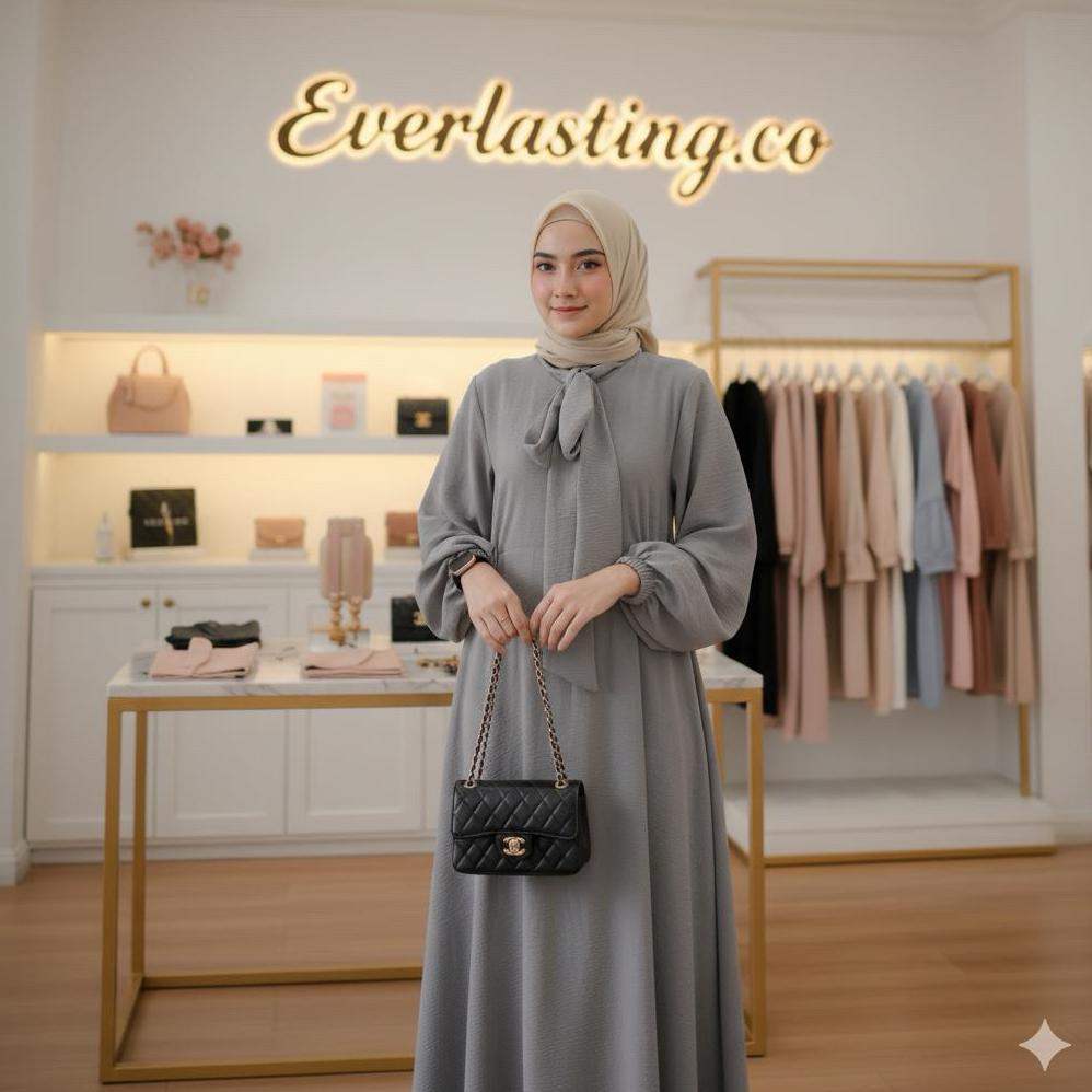 Gamis Aluna Gown Dress Wanita