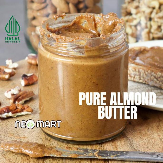 Almond Spread | Almond Butter Spread Selai Kacang Almond Nikmat Tanpa Gula Pasir | HALAL / Selai kac