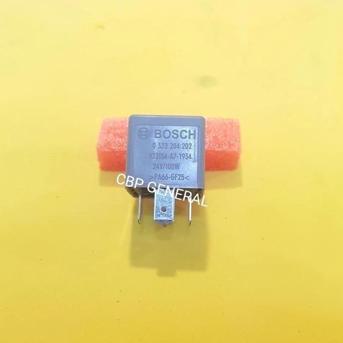 Rellay / Relay / Relai Bosch Pa66-Gf25 5 Kaki 24V 100W High Quality