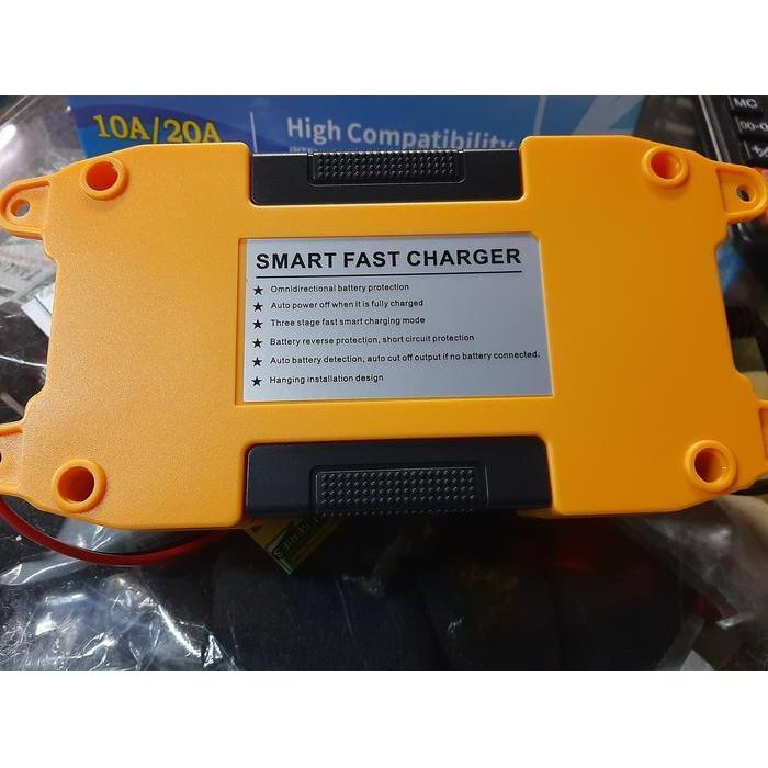 Suoer Charger 20A 12V & 24V Cas Aki Mobil Motor Accu Otomatis 20 Amper Original Dan Terpercaya