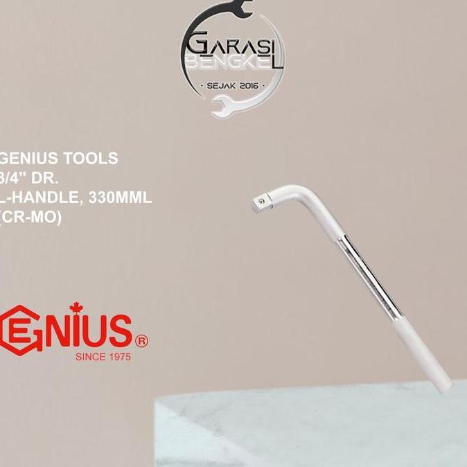 Genius Tools 3/4" Dr. L-Handle - Gagang Shock L