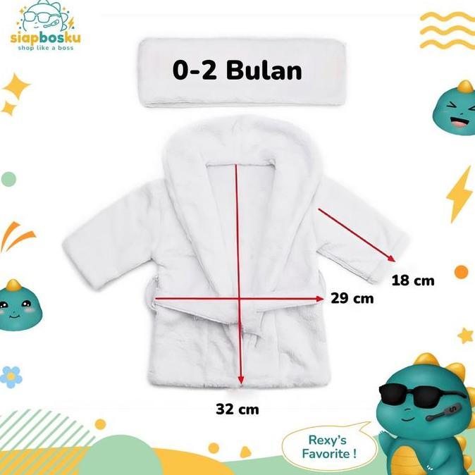 KIMONO HANDUK BAYI BARU LAHIR DAN MASKER TIMUN / KIMONO TOWEL NEW BORN BABY IRF