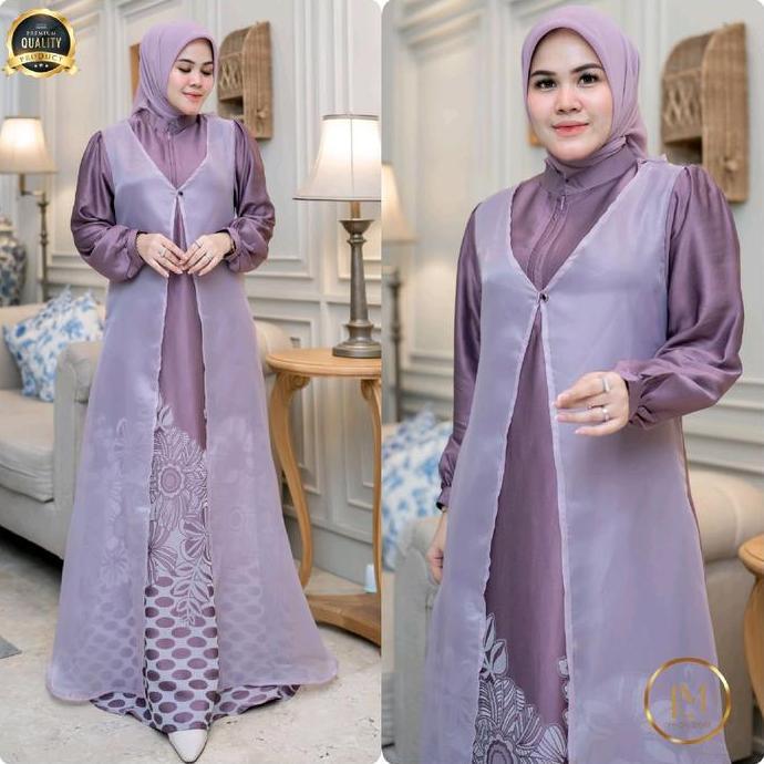 Terjangkau Naraya Dress Terbaru Gamis Outer Mewah Premium By Wadah Muslim