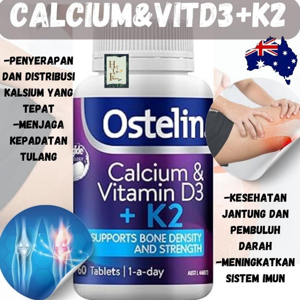 ostelin cal-dk2 60 tablets supports bone strength and bone density