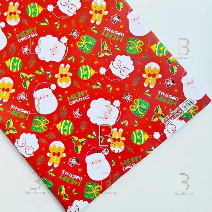 Yoiyouu- Kertas Kado Natal Sansan Wawa Minimalis