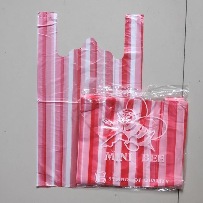 Yoiyouu- Kantong Kresek Merah Putih 24 (10Bks)| , Kresek Merah Putih Ekonomis