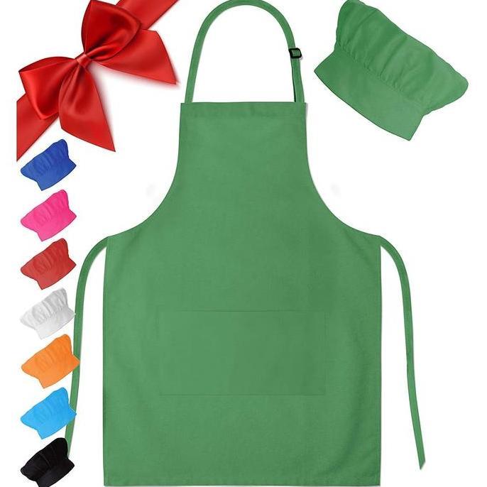 Wilwod- Topi Koki Anak Dan Celemek Anak