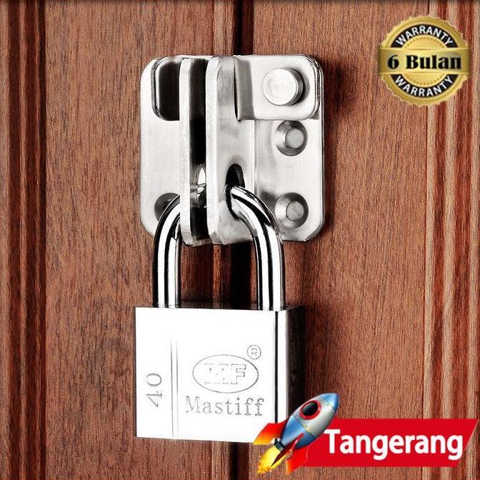 SMO Gerendel Selot / Gerendel Overval / Cantolan Gembok Untuk Kunci Pintu Sliding Geser