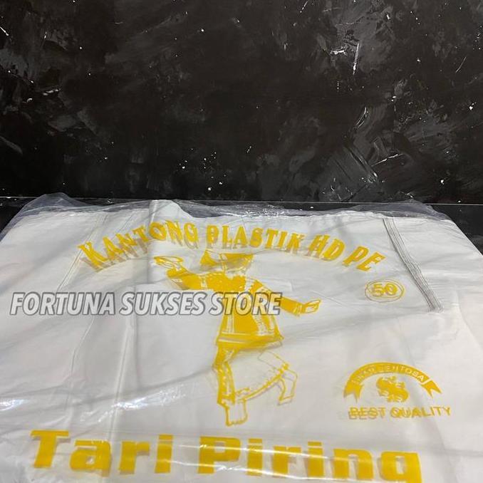 Yoiyouu- Kantong Plastik Kresek 50 Merah - Kantong Plastik Kresek Jumbo Merah