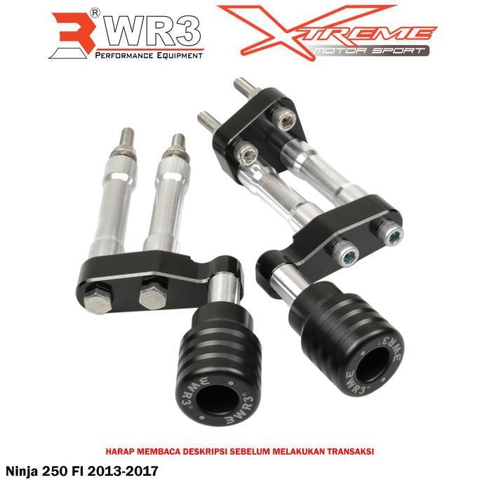 Frame Slider / Pelindung Fairing Wr3 Ninja 250 Fi Old 2013 - 2017