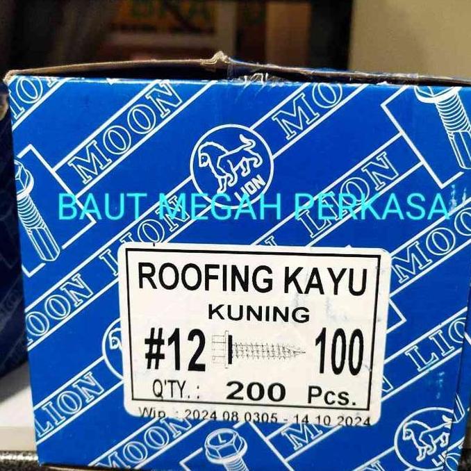 Ready Sekrup Roofing Kayu 10cm (1 dus =200 pcs)