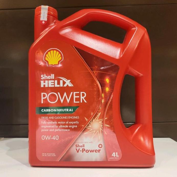Oli Mobil Shell Helix Power 0W-40 1 GALON ISI 4 LITER