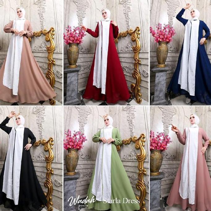 Spesial Sale Sale Sale Alea Dress Terbaru Gamis Premium Lebaran Original Brand Wadah Muslim