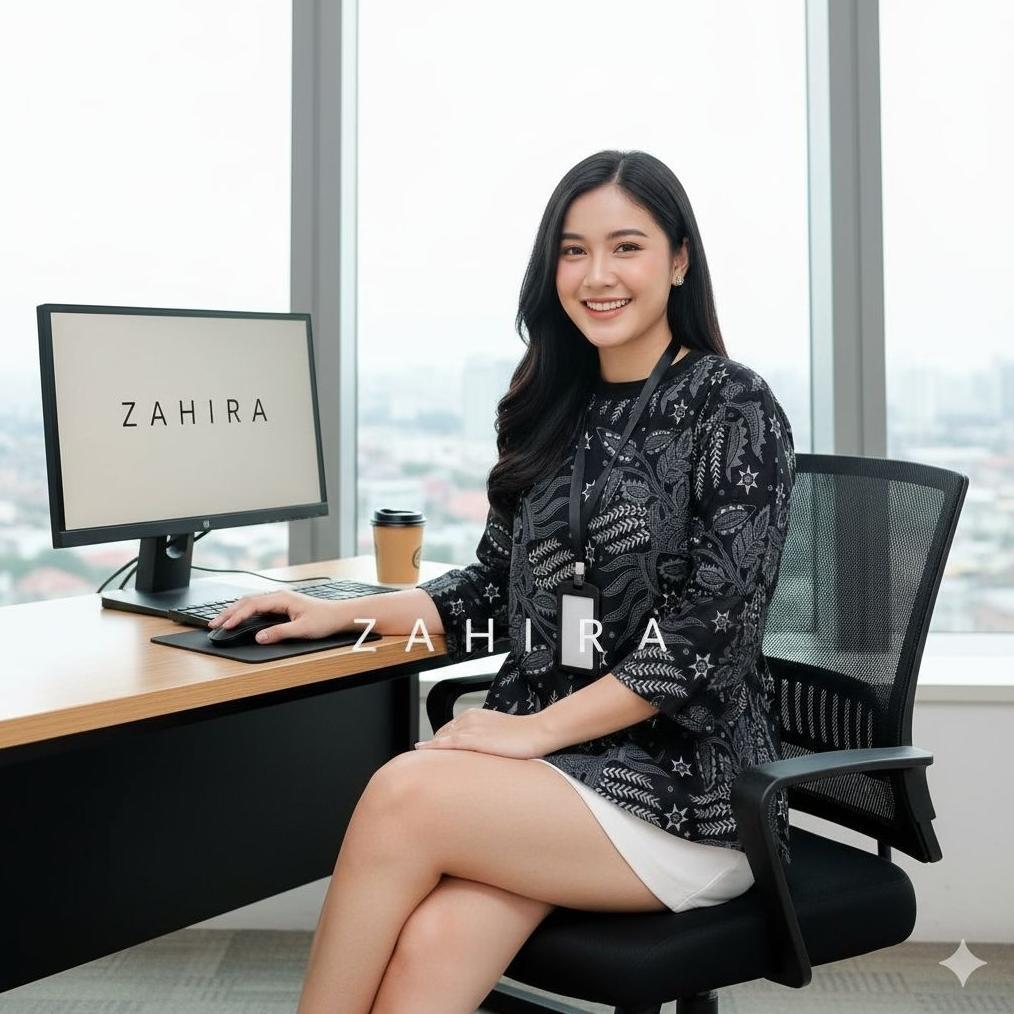 DISKON ATASAN BATIK WANITA BLUS BATIK PEKALONGAN LENGAN 7/8 ADA TALI NYA