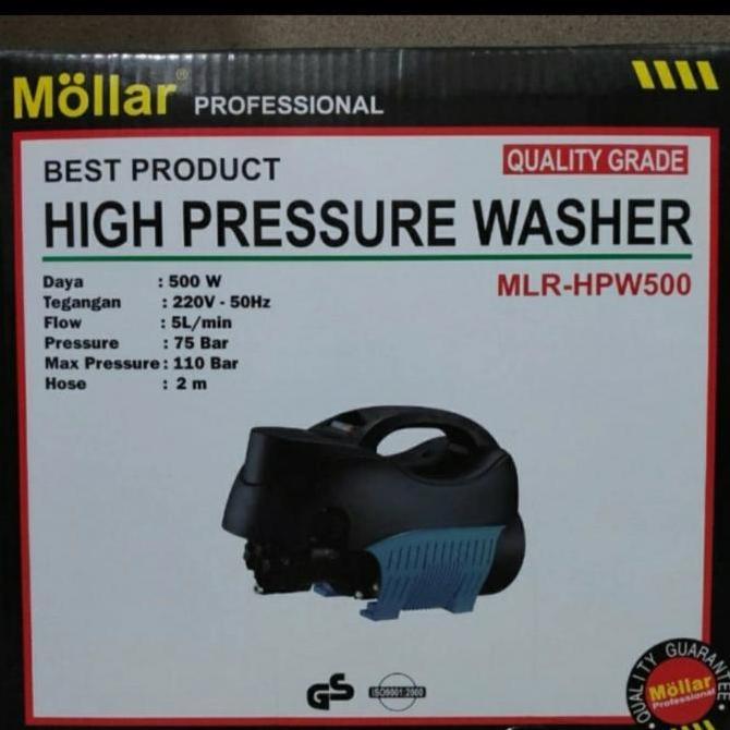 mollar hpw 500 high pressure cleaner mesin jet cleaner cuci mobil