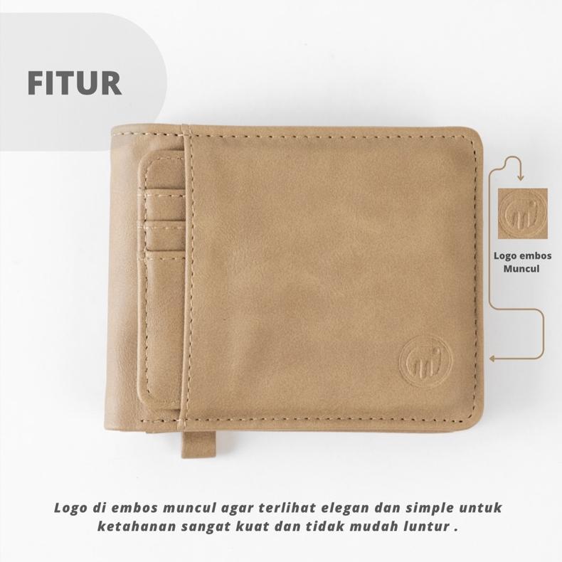 TERBARU Micals.co - MINEA | Dompet Pria Kulit Premium Lipat Slim Minimalis