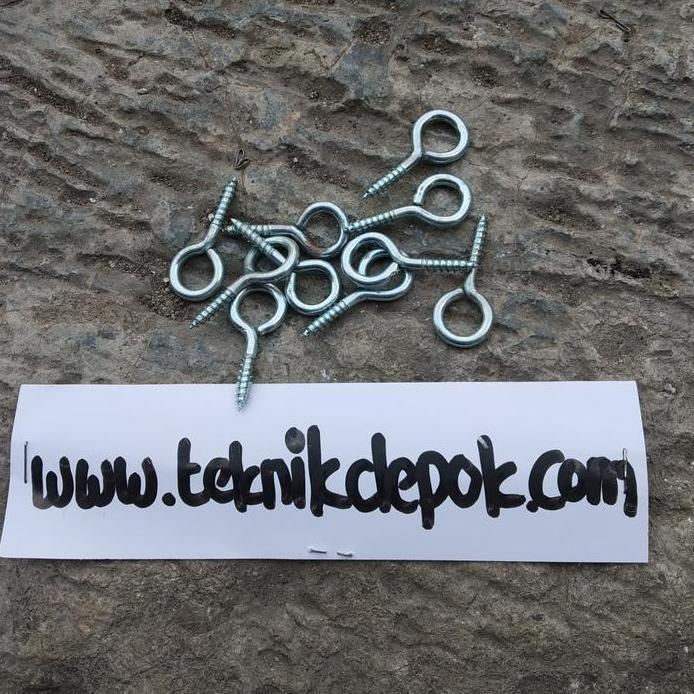 Ready Gantungan Burung Tutup No 6 Skrup Gantung Bulat 3 cm 10 Pics Depok