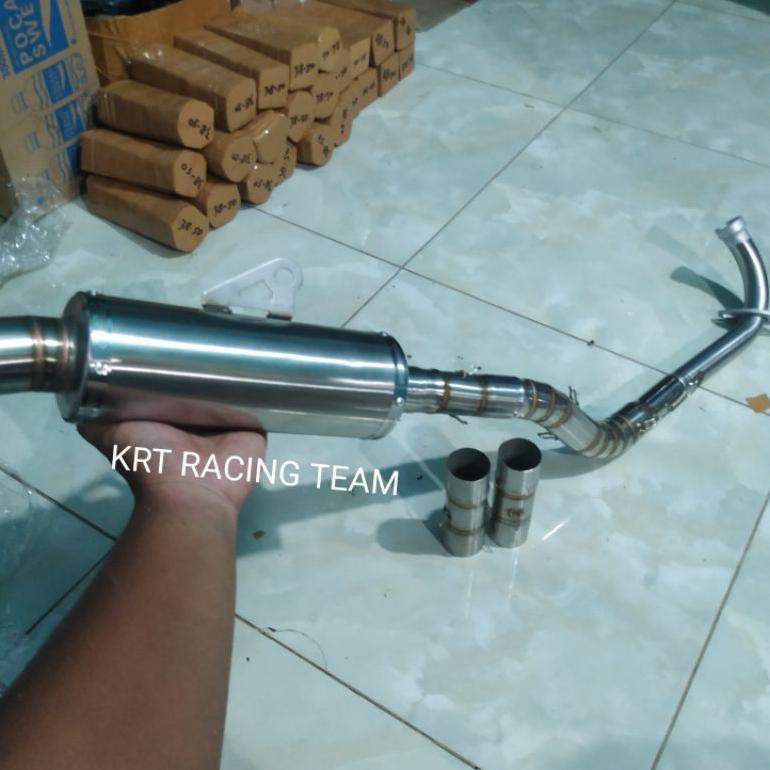HOT DEALS Slip on 38 ke 38 Free 2 per Sambungan Memperpanjang Knalpot Racing Klx Crf Dtracker Vario 
