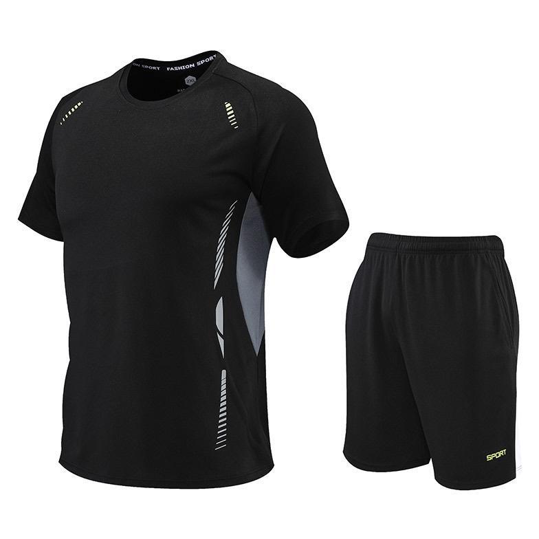 Discount KAMB Setelan Baju Olahraga Pria Original Lari Badminton Running Jersey