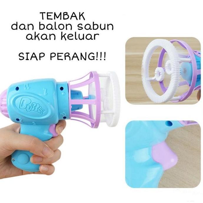Tembakan Mainan - Mainan Gelembung Sabun Otomatis  - Tembakan Gelembung Sabun - Pistol Gelembung - P