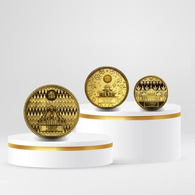 JIMBARANSHOP231 - KOIN NUSANTARA EDISI DINAR EMAS 24K GOLD