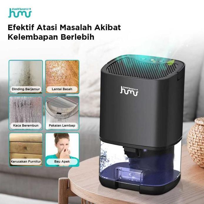 Dehumidifier 2 in 1 Moisture Absorber Anion Purification 1 L Terlaris