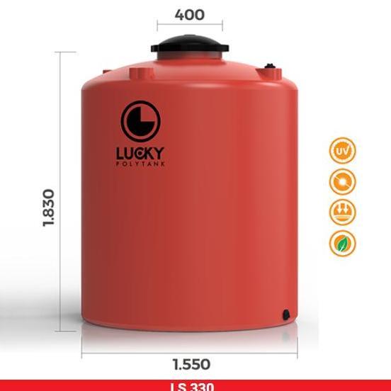 Diskon Tangki Air / Tandon / Toren Lucky Polytank 3000 Liter