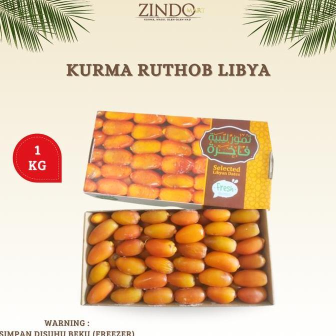 KURMA RUTHOB LIBYA 1KG / KURMA MUDA PREMIUM FRESH / KURMA BASAH