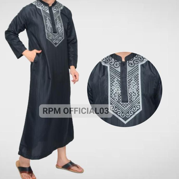 Jubah Original Import Jubah Saudi Gamis Pria Madinah Elegan Santri