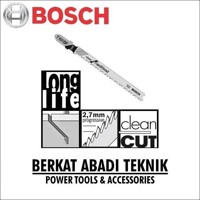 Superxx- Bosch Mata Jigsaw T 101 Bf Kayu Keras Jig Saw Blade Gergaji Clean Wood