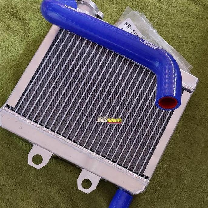 Radiator Alumunium Kr-150 Ninja R Ss Dan Selang Samco Sport Atas Bawah Promo