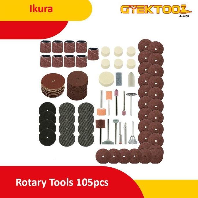 ikura Mata Bor Tuner Hobby Craft Mini Grinder Rotary Tool Set 105pcs