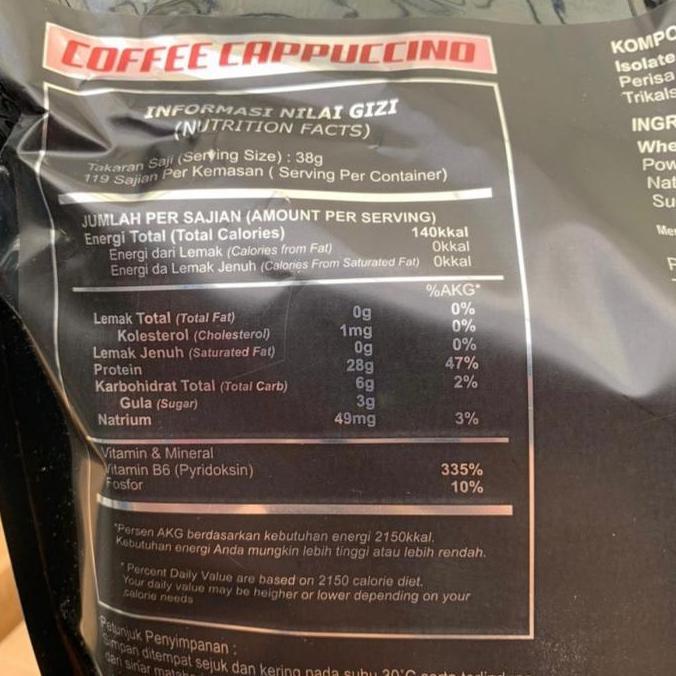 Capslock- Bxn Iso Whey Isolate 10 Lbs Whey Protein 100% Isolate Bpom Halal