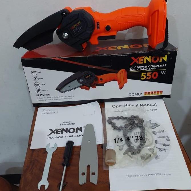XENON CDMCS1845 MESIN MINI CHAINSAW CORDLESS - CHAIN SAW 18 VOLT