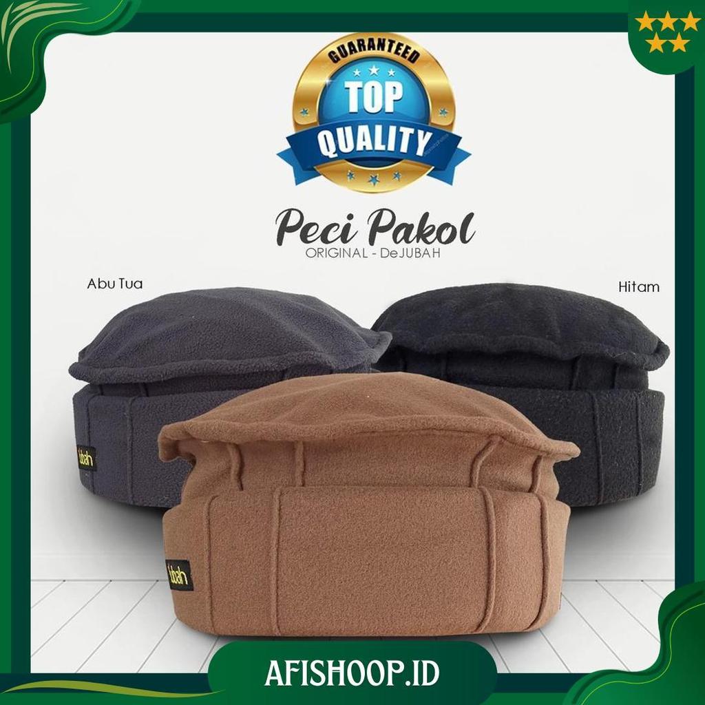 Peci Dejubah - Peci Sholat Peci Pakol Taliban / Peci Pakol Taliban / Peci Kekinian Ukuran Dewasa Ori