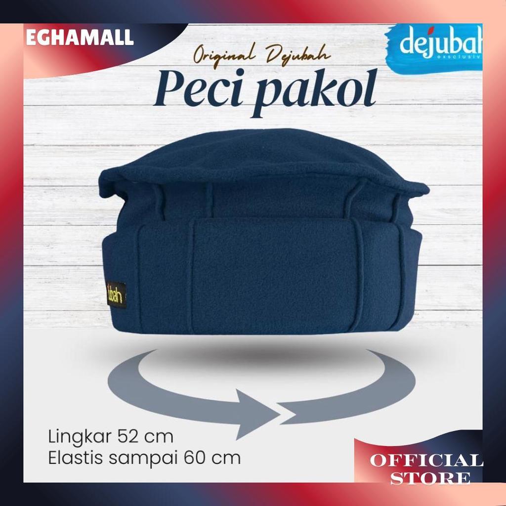 Peci Dejubah - Peci Sholat Peci Pakol Taliban / Peci Pakol Taliban / Peci Kekinian Ukuran Dewasa Pro