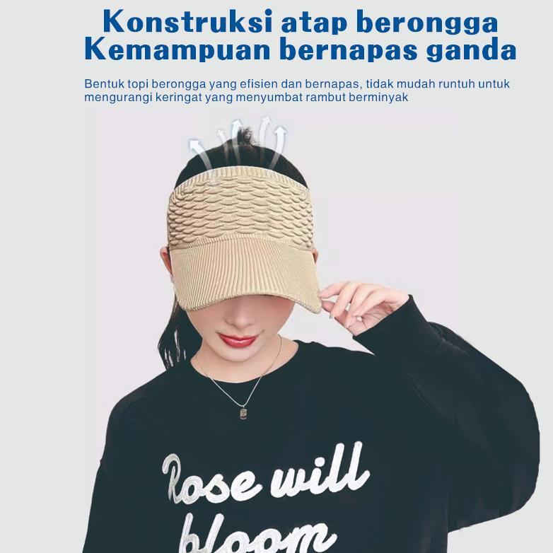 BestPromo Molfine Topi Wanita Golf Senam Untuk Hijab Topi Anti Uv Korea Style Topi Olahragatennis Ra