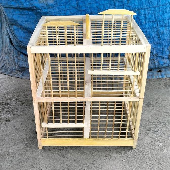 Willofbig- (Ambrukan)Dondang Merpati 1 Pasang 2 Pintu Belum Di Rakit Dongdang Burung Dara Ruji Tidur