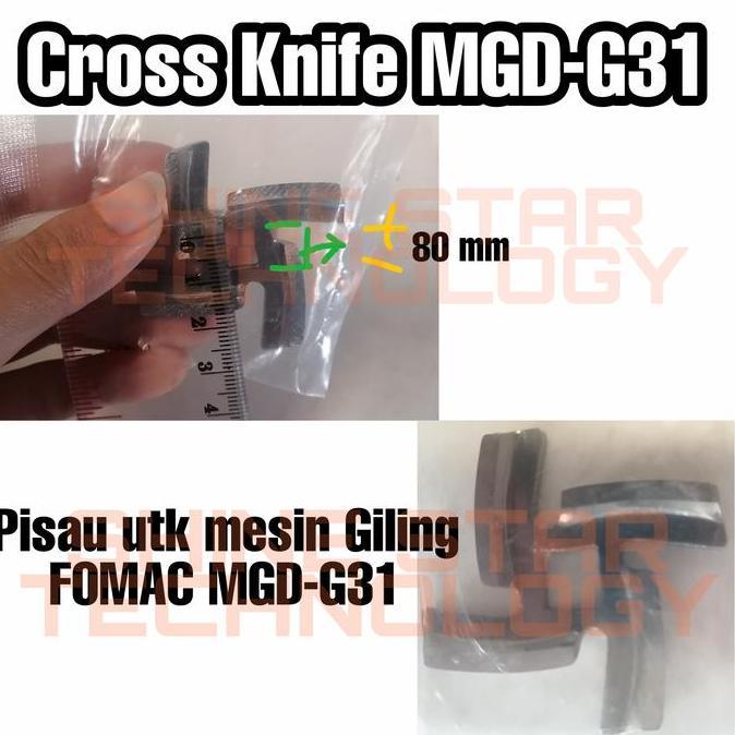 TERMURAH - Sparepart FOMAC MGD-G31 / cross Knife MGD-G31 / grinding plate MGD-G31