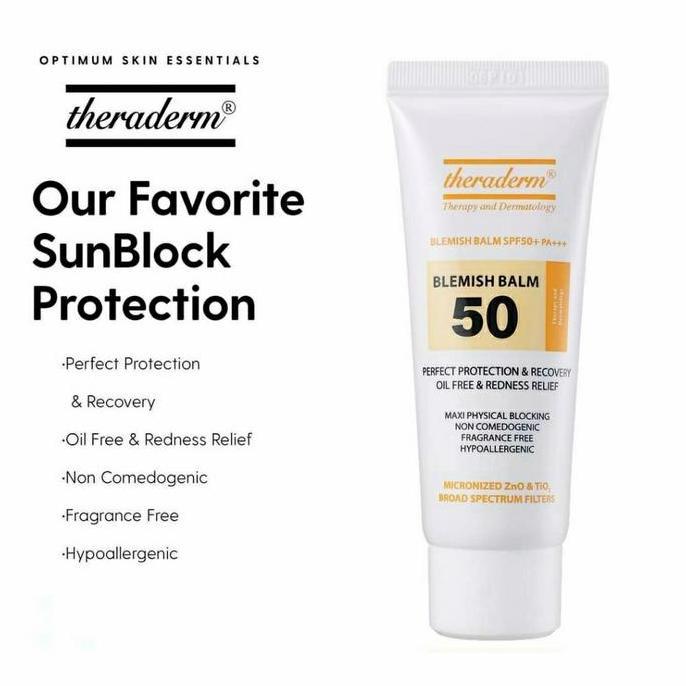 Xplus+- Theraderm Blemish Balm Cream Spf50 40Gr Bb Krim Terbaik Made In Korea