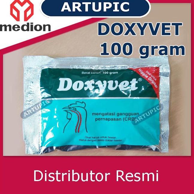 Willofbig- Doxyvet 100 Gram Obat Ayam Burung Ngorok Crd Flu Infeksi Pernafasan