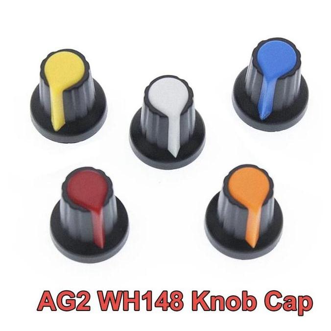 AG2 Knop Potensio Meter WH148 knob potensiometer tutup potentiometer terlaris