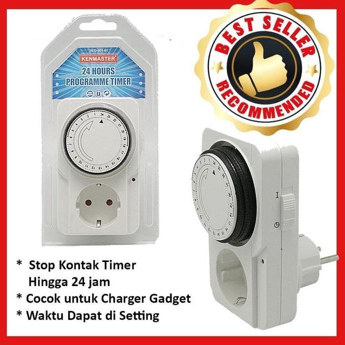 Nontizem- Stop Kontak / Kenmaster Stop Kontak Timer Analog