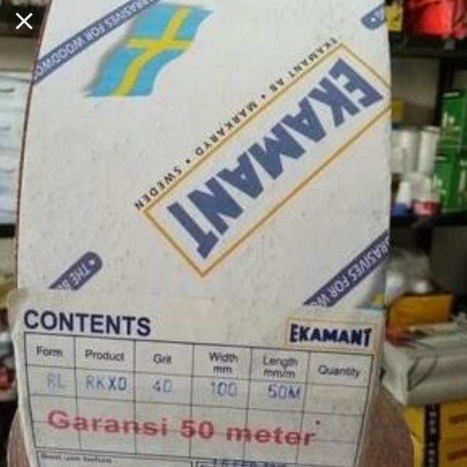 Amplas ekamant 120-400 ukuran 1 roll