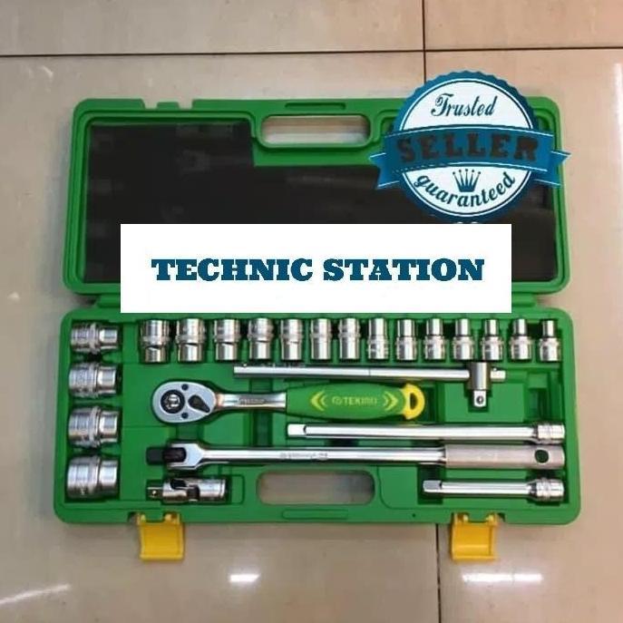 Kunci Sok Set Tekiro 6PT 8-32mm/ Hand Socket Set Tekiro 12PT 8-32mm