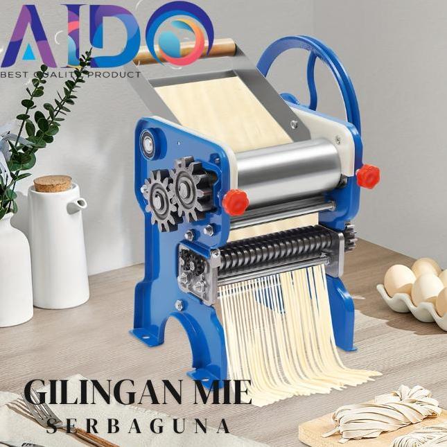 Gilingan Mie Jumbo Alat Pembuat Adonan Mie Molen PangsitPasta Maker Besar Serbaguna 4450 - Pizza Mes