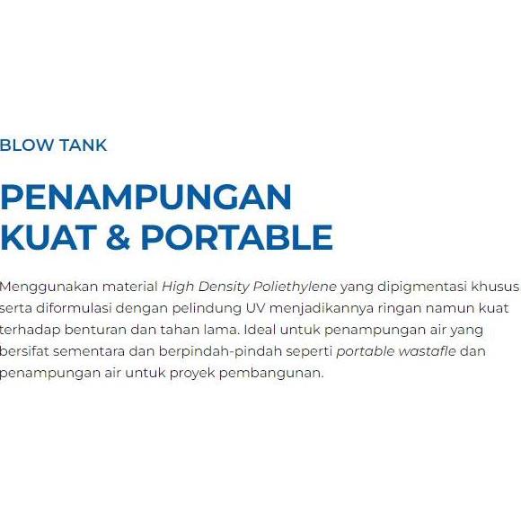 Diskon Tangki Air Penguin Blow Tank Tw 55 ( 500Liter ) - Toren Tandon Pinguin