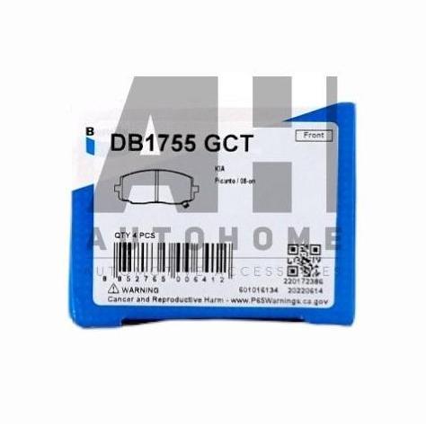 TERBARU - Kampas Rem Depan Hyundai i10 2009-2012 - BENDIX Brake Pad DB1755